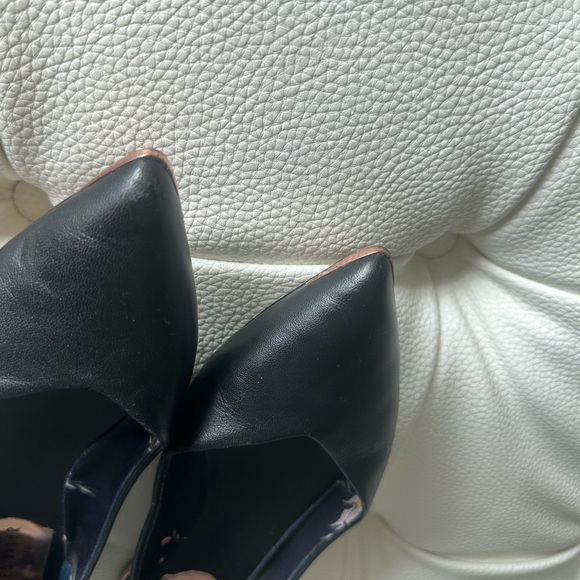 Ted Baker Mancie Black Pointy Toe Ballet Flat - Picture 7 of 9